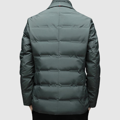 Men’s Hybrid Quilted Two Button Coat