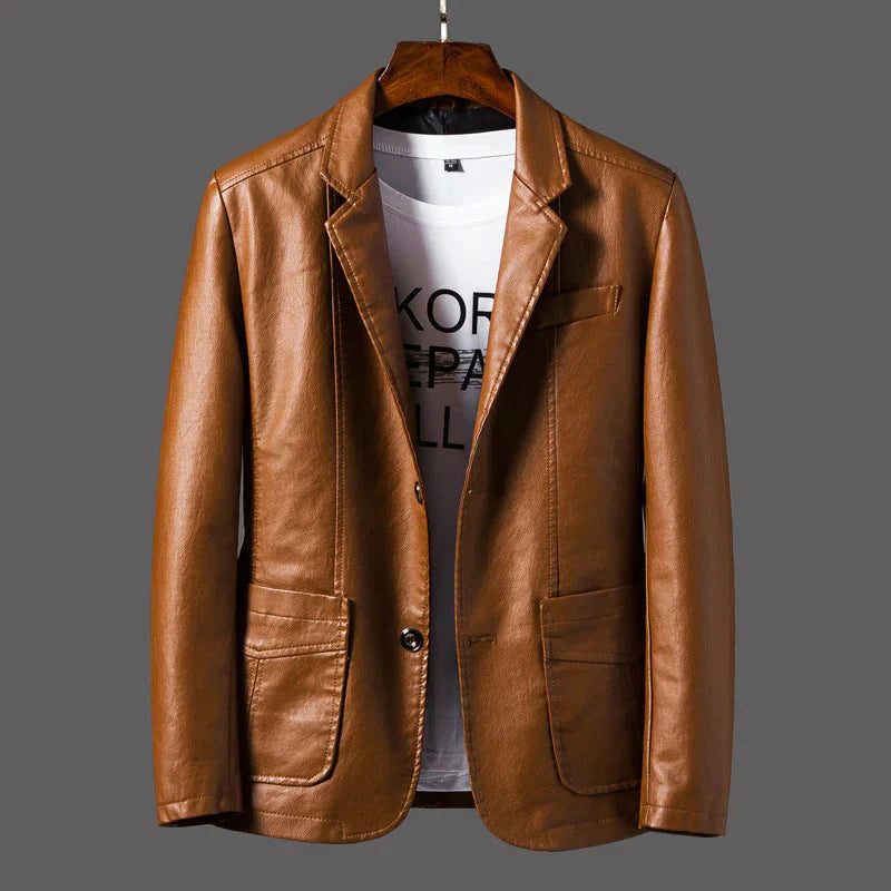 Men's stylish leather jacket