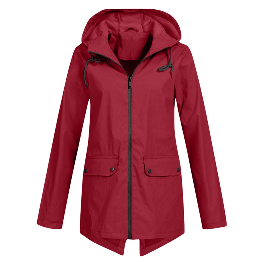 Ladies' Fleece Hooded Coat Jacket