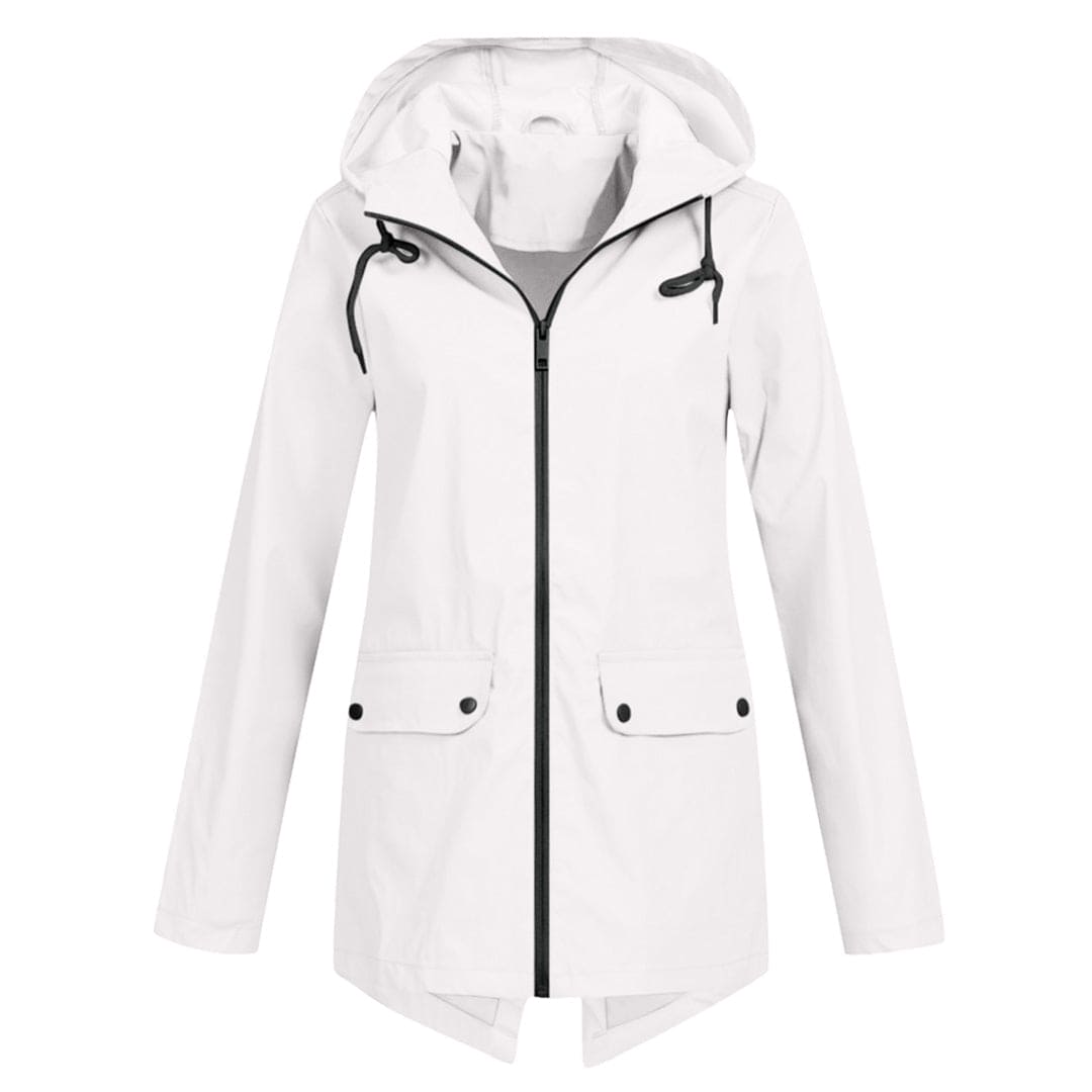 Ladies' Fleece Hooded Coat Jacket