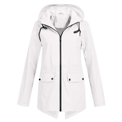 Ladies' Fleece Hooded Coat Jacket