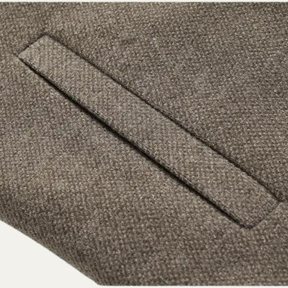 The Ortigia Men’s Wool Blend Winter Business Long Coat
