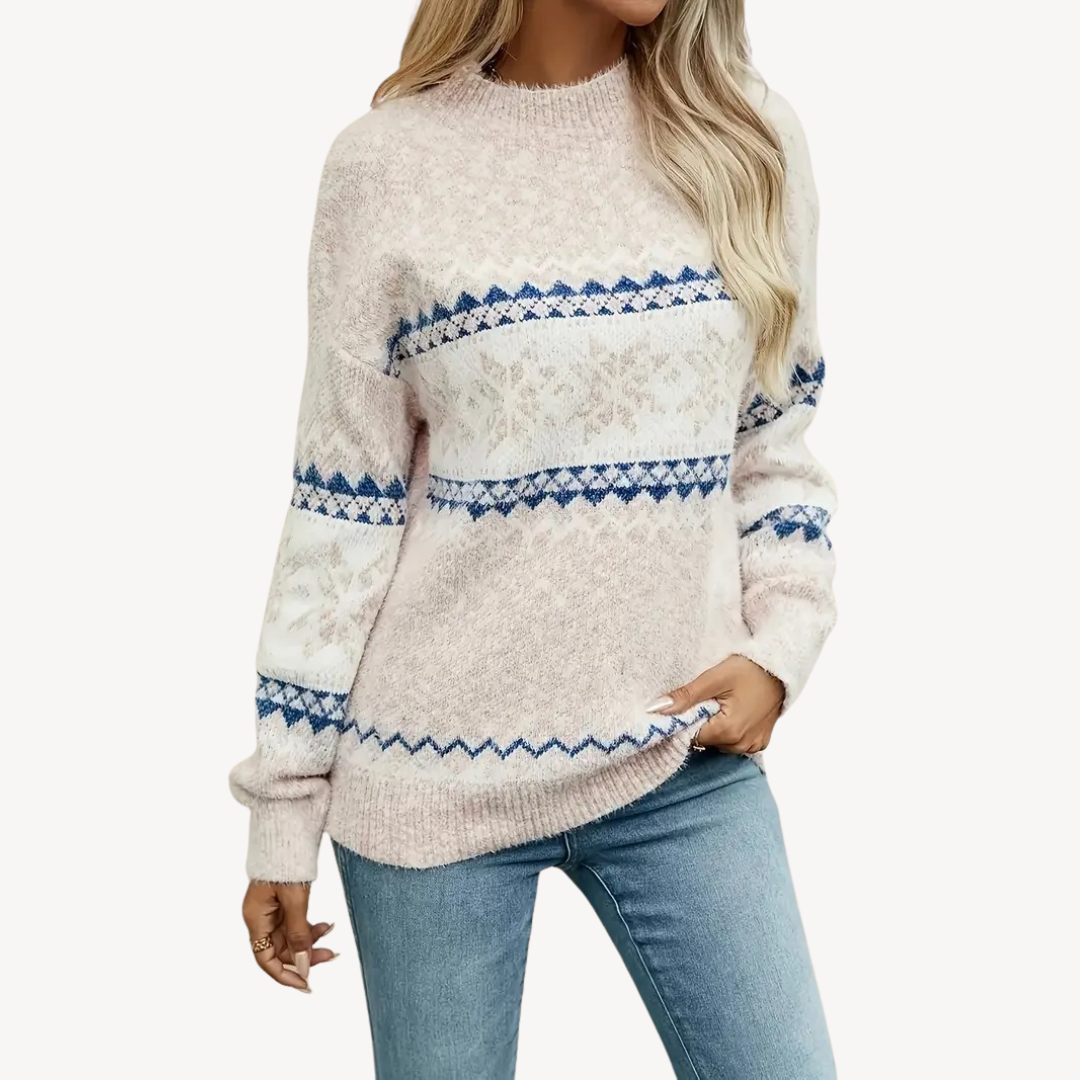 Women’s Snowflake Knitted Sweater