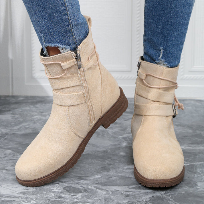 Stylish Zahara Buckle Boots for Women