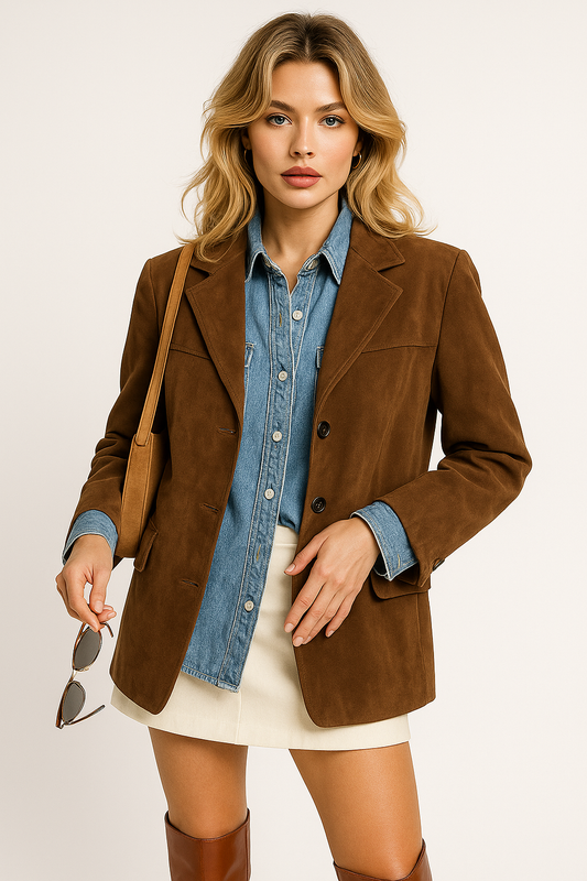 Calder – Women Faux Suede Jacket