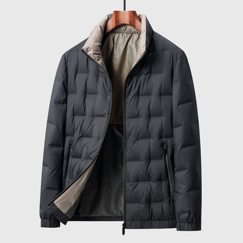 Men’s Square Quilted Lightweight Puffer Jacket