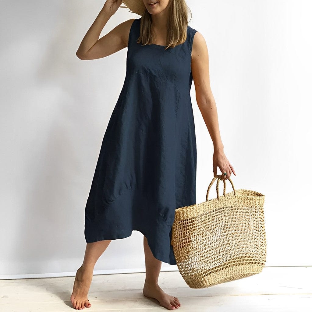Relaxed Fit Sundress for Women, Casual Summer Dress - BritishElegance