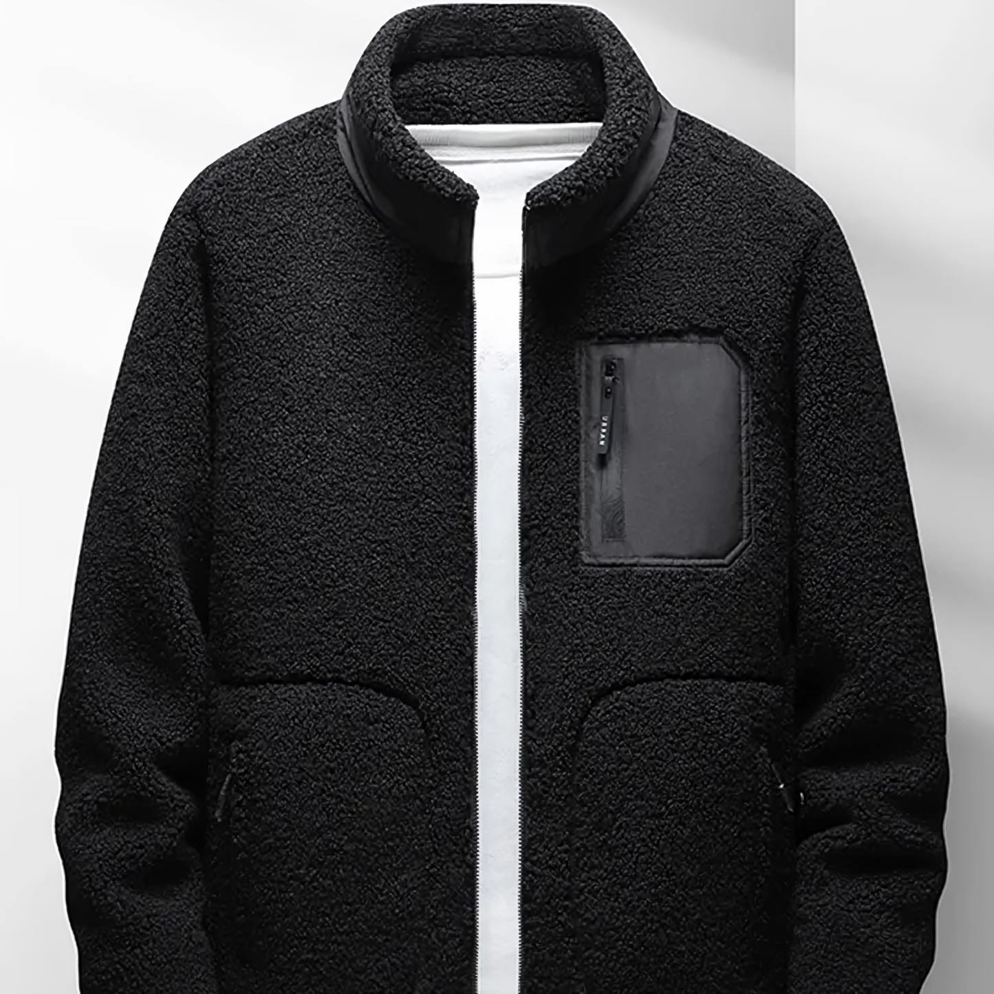 Cevori Full Zip Zip-Up Warm Fleece Jacket