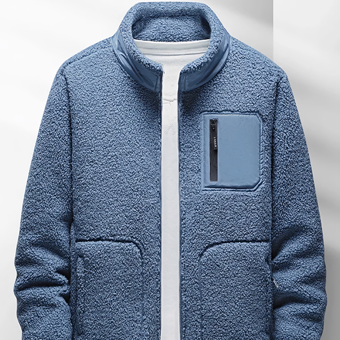 Cevori Full Zip Zip-Up Warm Fleece Jacket