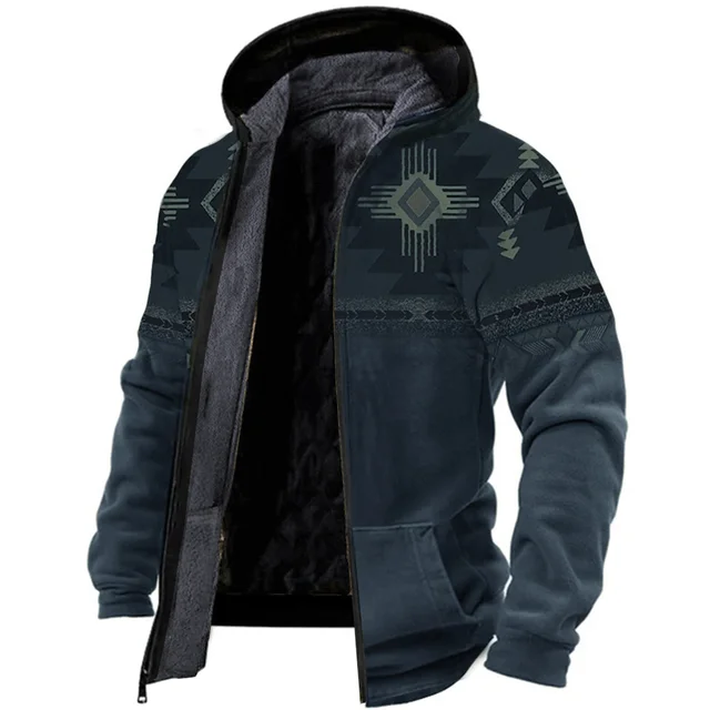 Men's Susanna Fleece Jacket - Warm Vintage Style