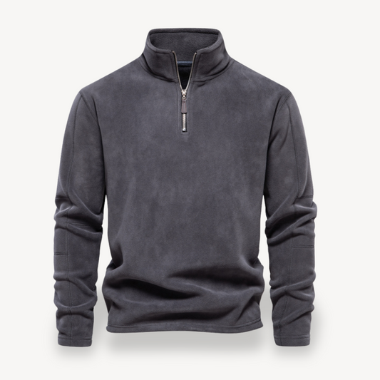 Men’s Cozy Fleece Quarter-Zip Sweater