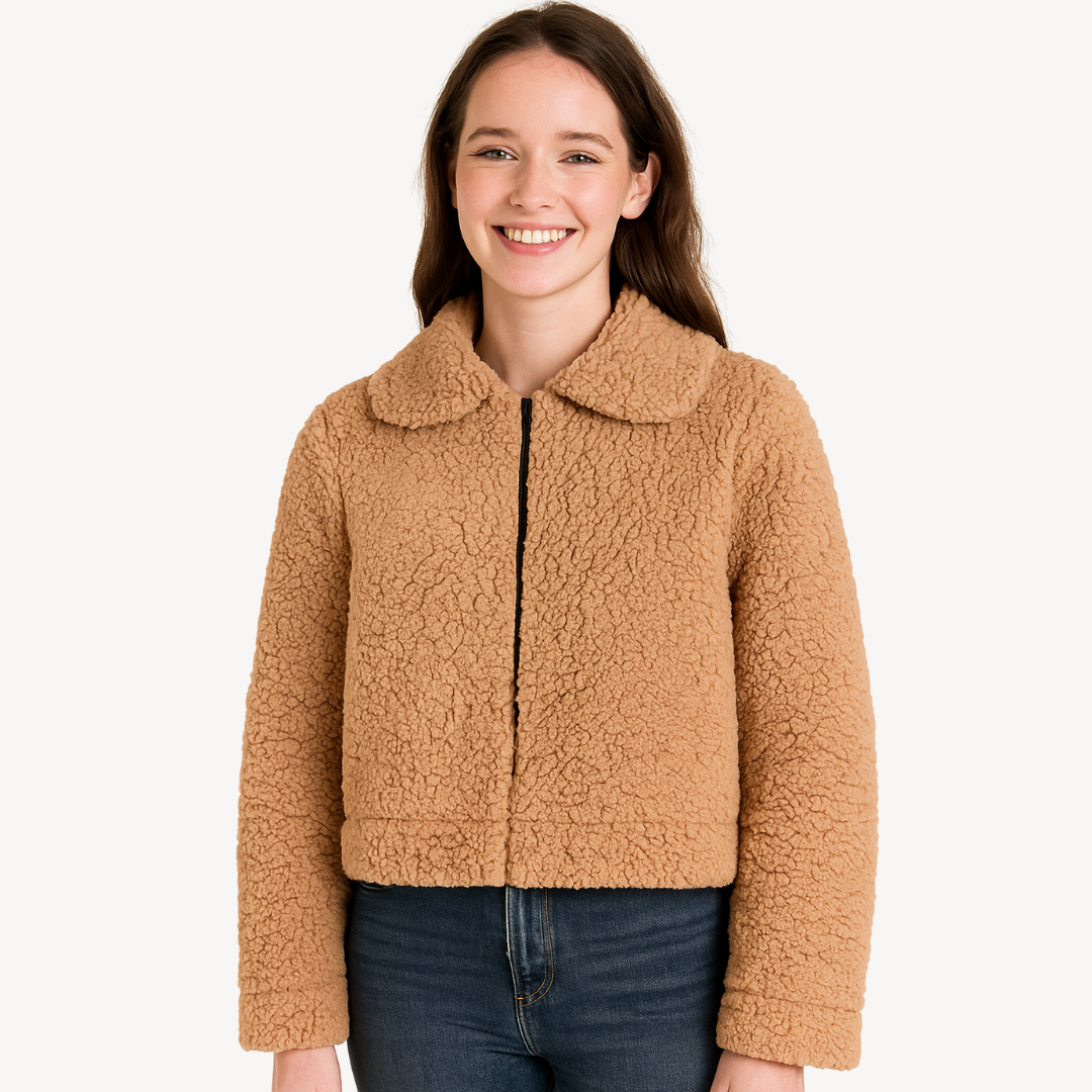 Women’s Retro Faux Fleece Coat