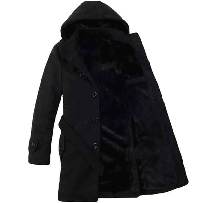 Floris | Men’s Hooded Trench Coat for All-Season Comfort and Style