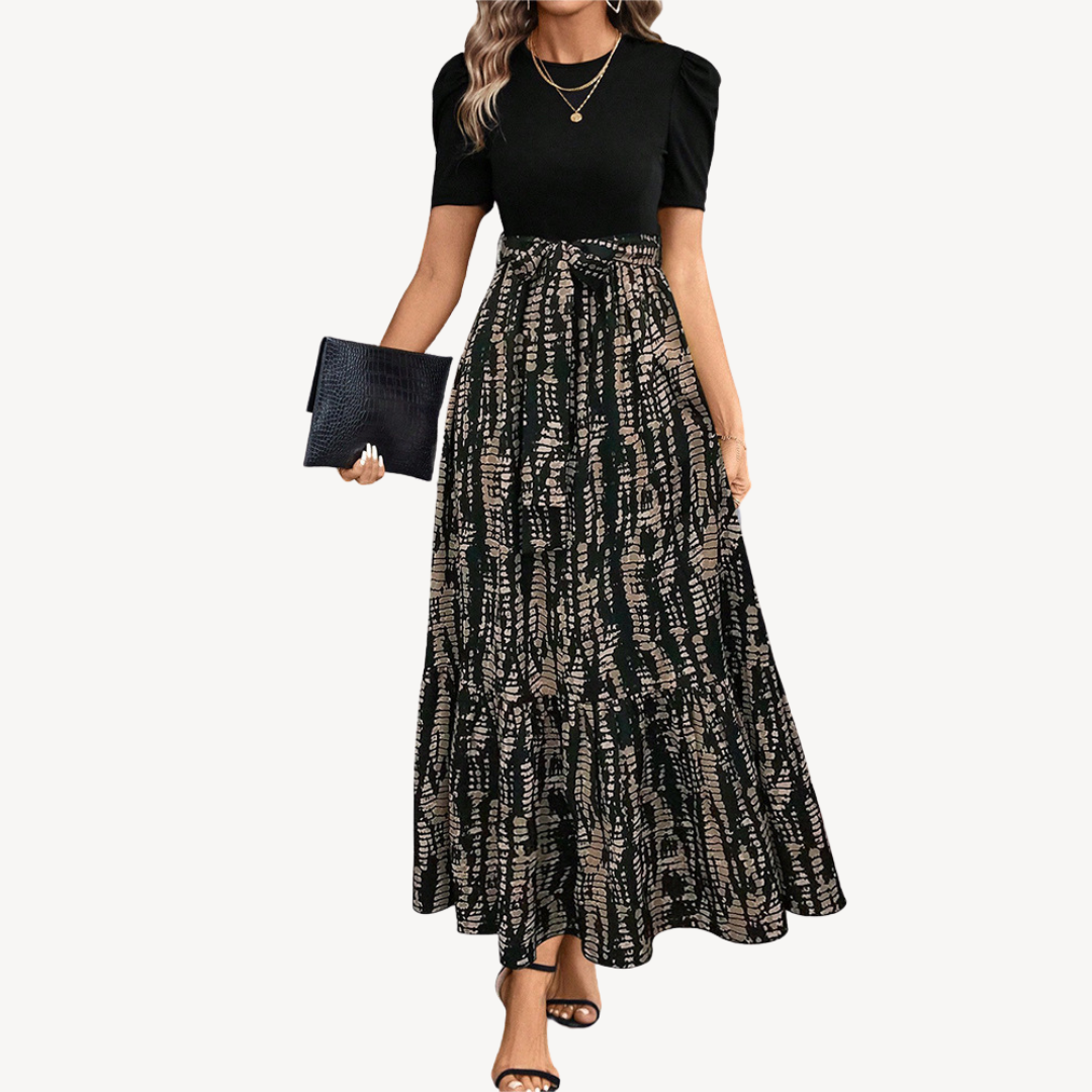Floral Print Midi Dress Women