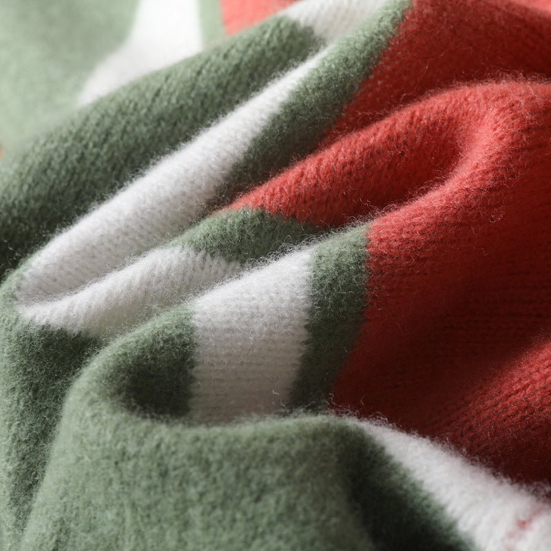 Men’s Classic Color Block Crewneck Sweater