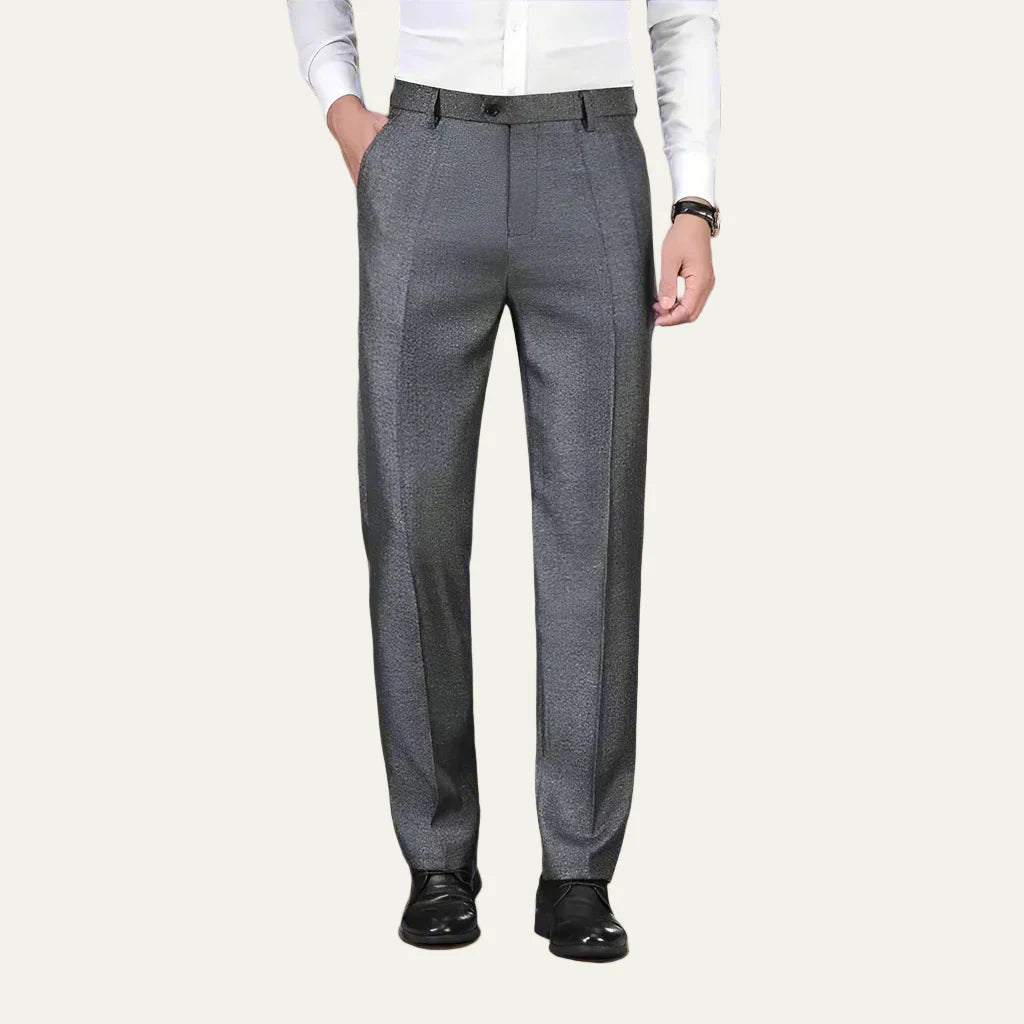 Men’s Classic Straight Fit Dress Trousers