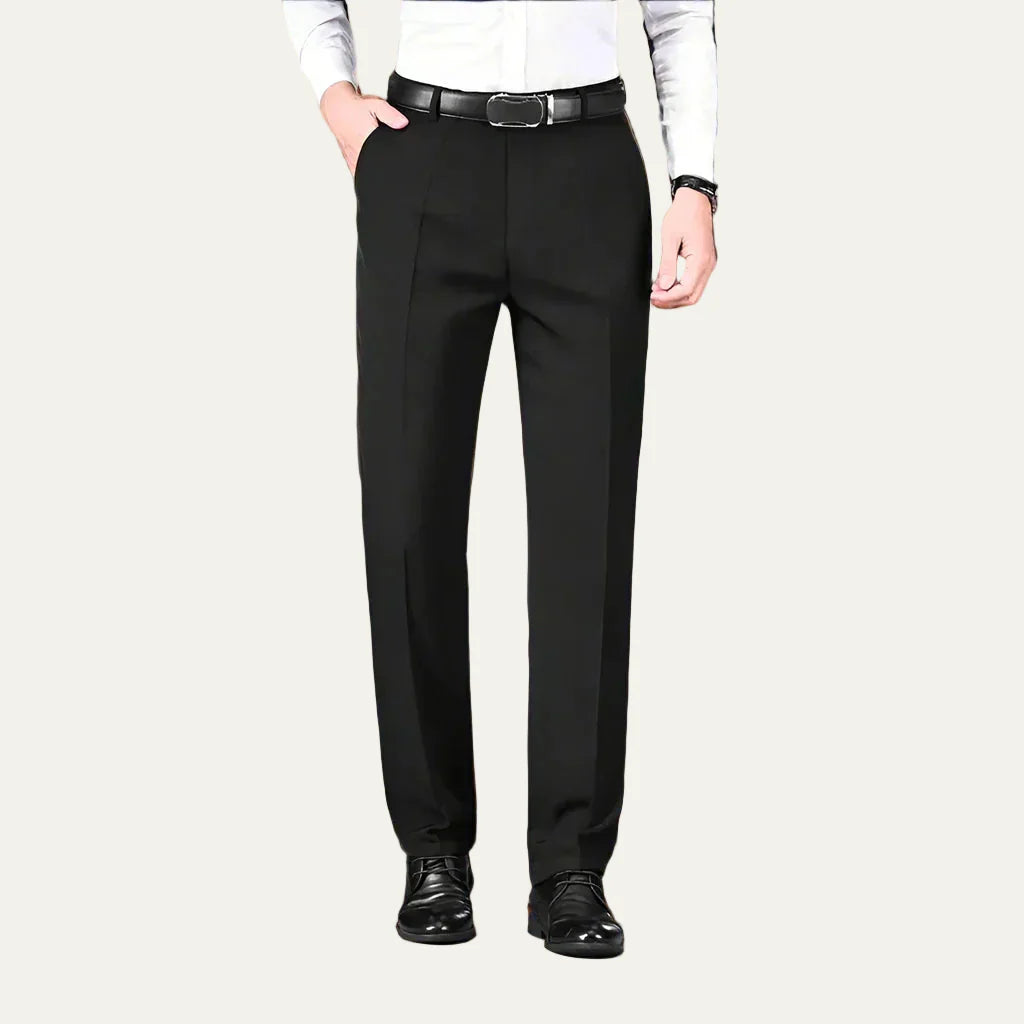 Men’s Classic Straight Fit Dress Trousers