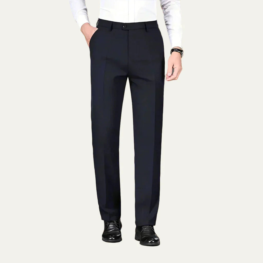 Men’s Classic Straight Fit Dress Trousers