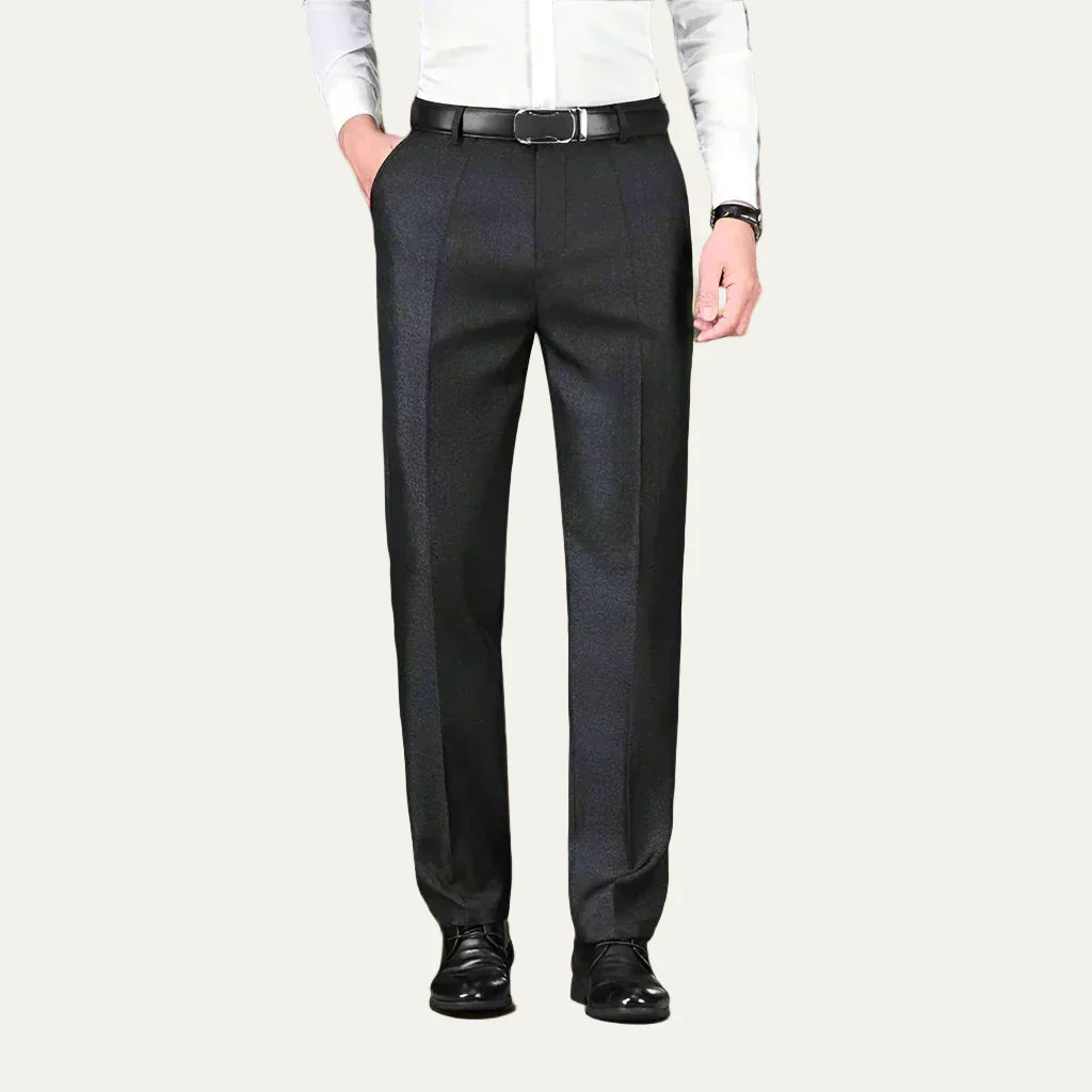Men’s Classic Straight Fit Dress Trousers