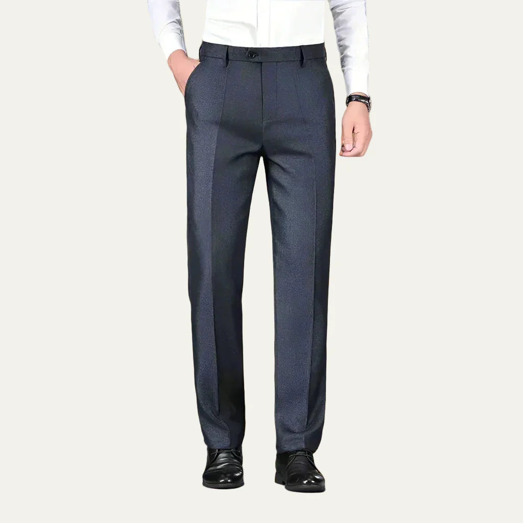 Men’s Classic Straight Fit Dress Trousers
