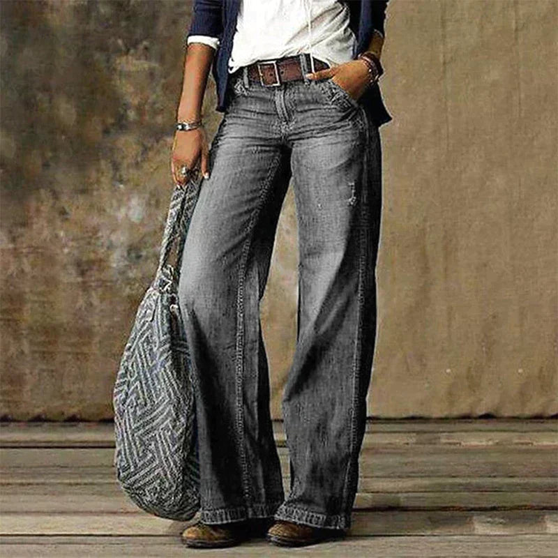 Comfortable Women's Loose Fit Jeans Pants