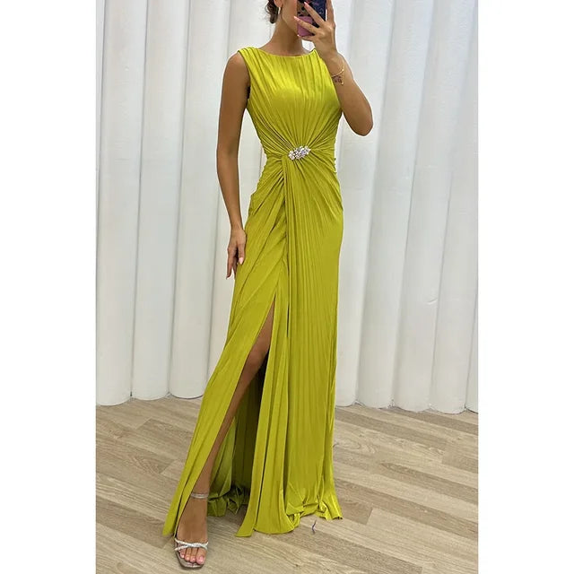 Beautiful Long Flowy Women's Maxi Dress - BritishElegance