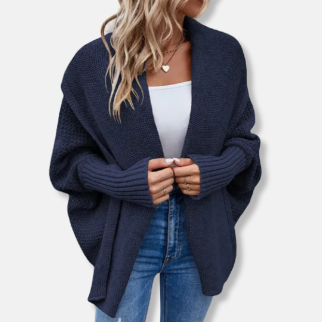 Women’s Oversized Open-Front Cardigan