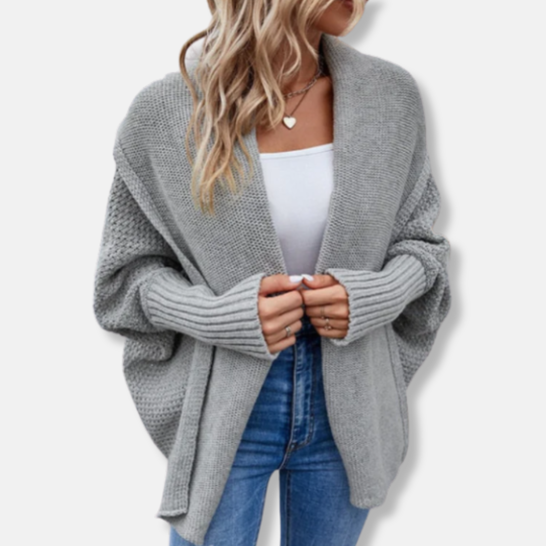 Women’s Oversized Open-Front Cardigan