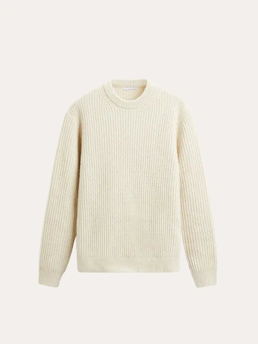 Donald - Crewneck Ribbed Knitted Jumper Men