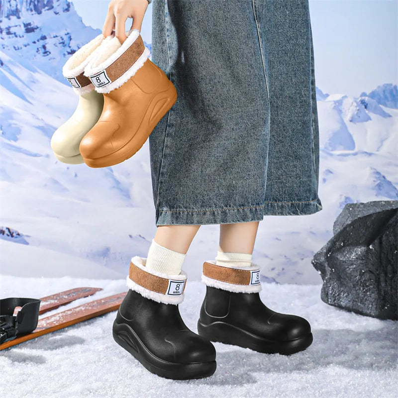 AquaVibe | Stylish Durable Thermal Waterproof Snow Boots for Women