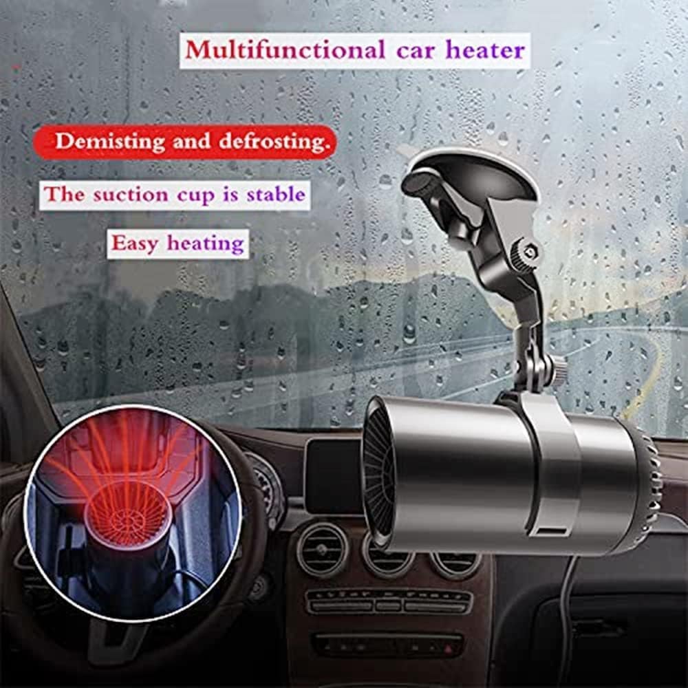 FrostNova | Efficient Portable 12V Car Heater with Quick Defrost Function