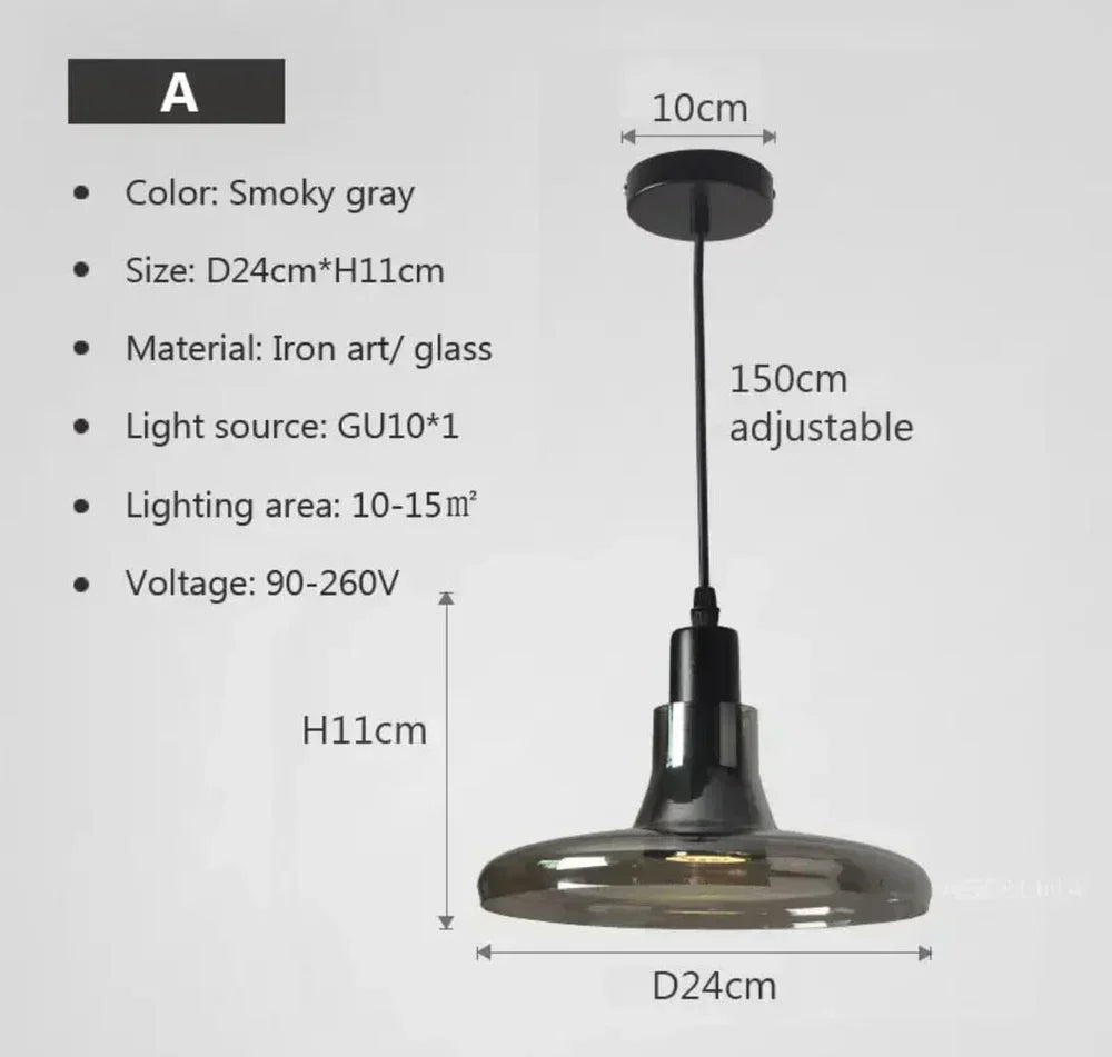 Stylish Glass Hanging Light Fixtures