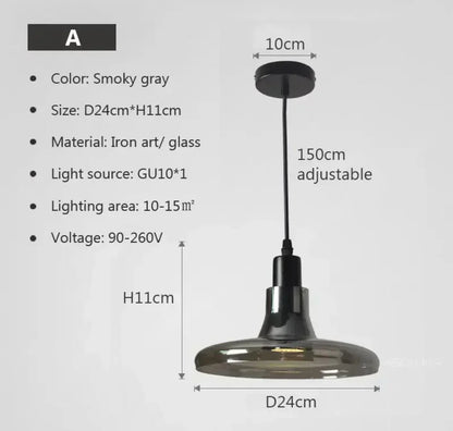 Stylish Glass Hanging Light Fixtures