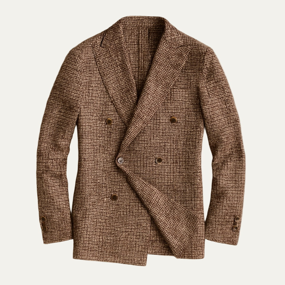 Men’s Double Breasted Tailored Patterned Blazer