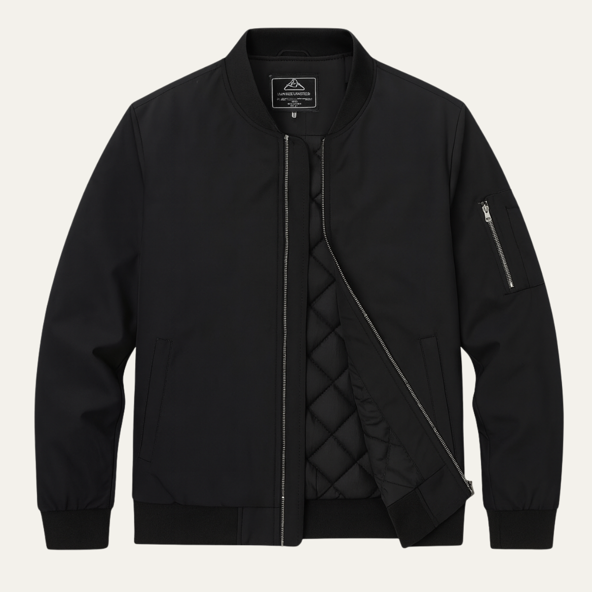 Men’s Classic Quilted Bomber Jacket
