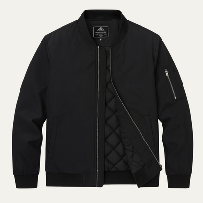 Men’s Classic Quilted Bomber Jacket