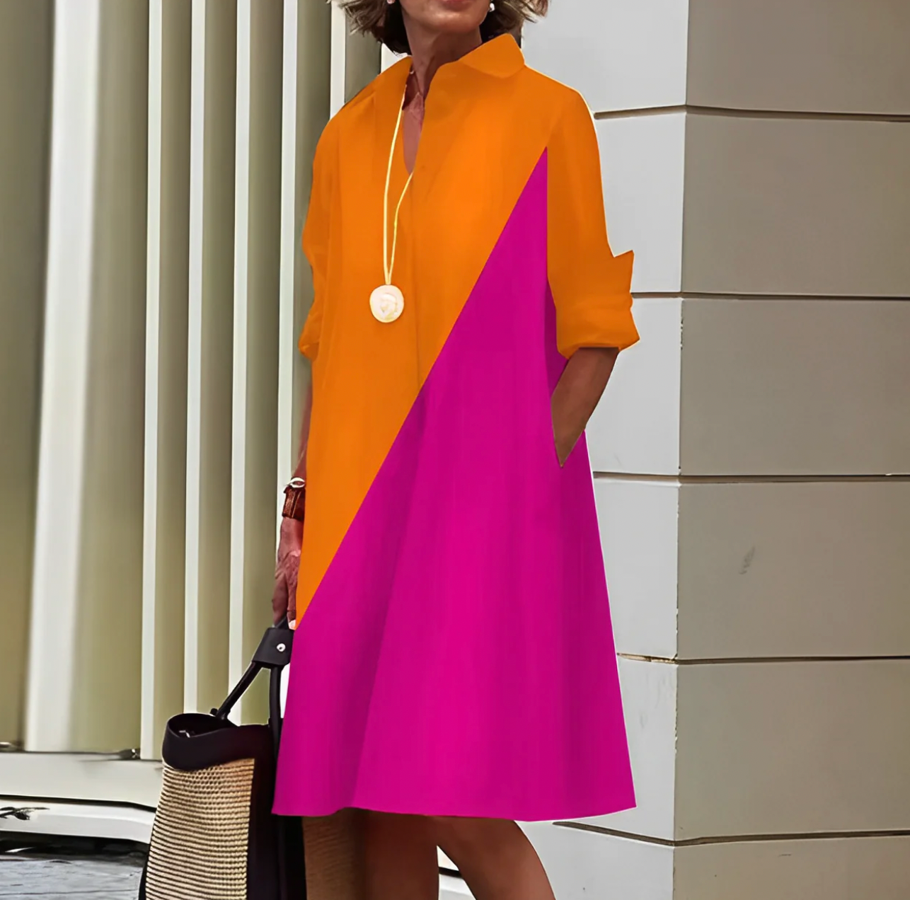 Chic Ladies Summer Midi Dress