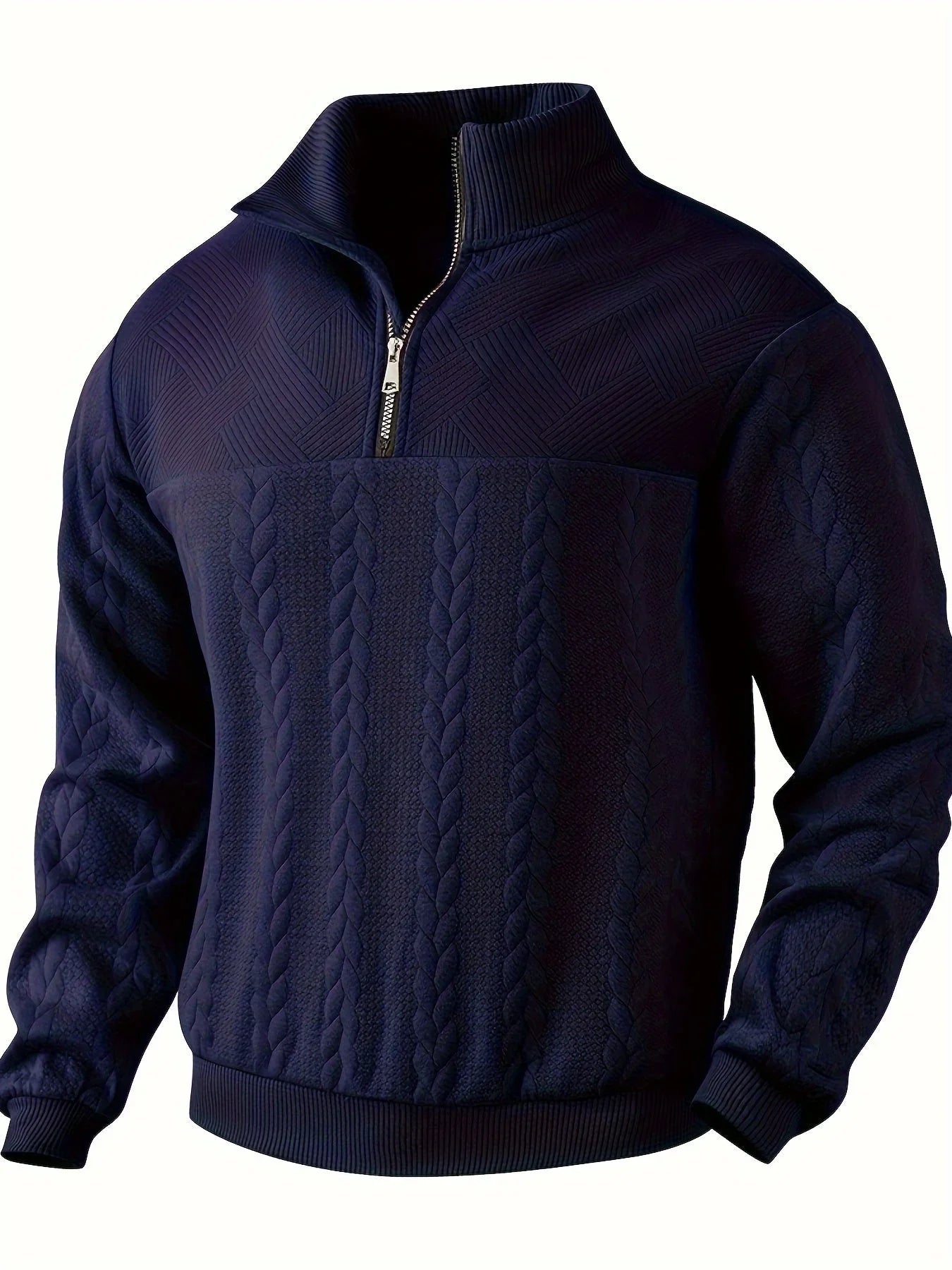 Men's warm wool winter sweater