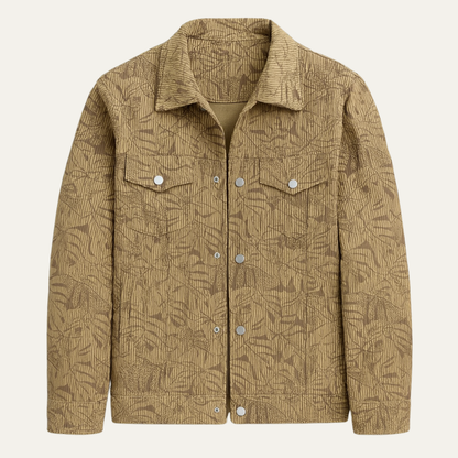 The San Casciano Men’s Slim Fit Button Up Winter Quilted Jacket