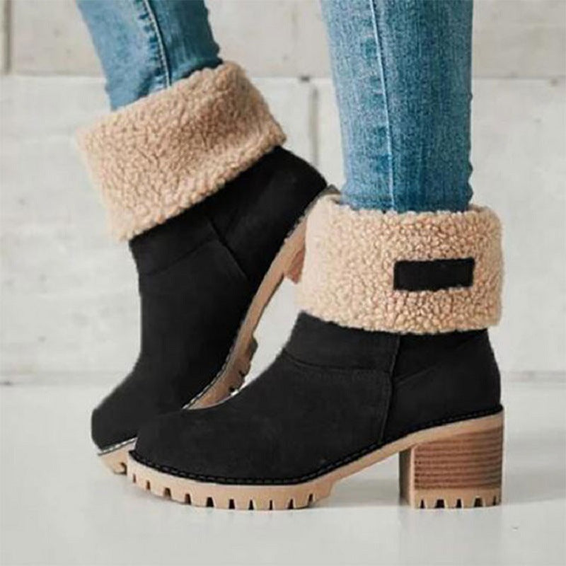 Luxury Fur Insulated Winter Boots