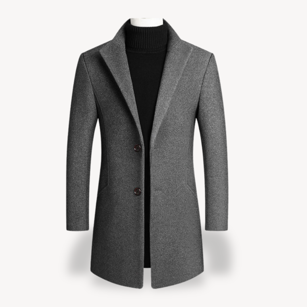 Men's Wool Blend Overcoat