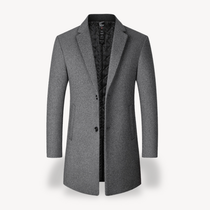 Men's Coat - Wool Blend Winter Coat