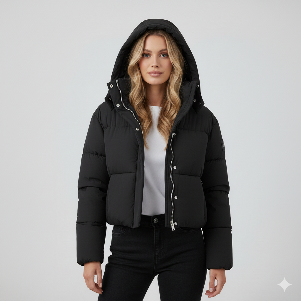 Chloe | Puffer Jacket - Hooded Thick Quilted Winter Outerwear for Women