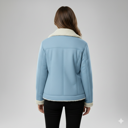 Glaiza | Winter Jacket - Soft-Lined Outerwear with Turn-Down Collar for Women