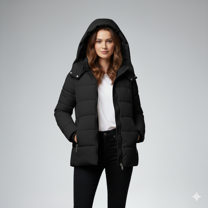 Aliyah | Puffer Parka - Hooded Quilted Winter Outerwear for Women