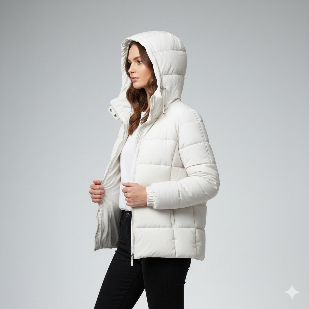 Aliyah | Puffer Parka - Hooded Quilted Winter Outerwear for Women