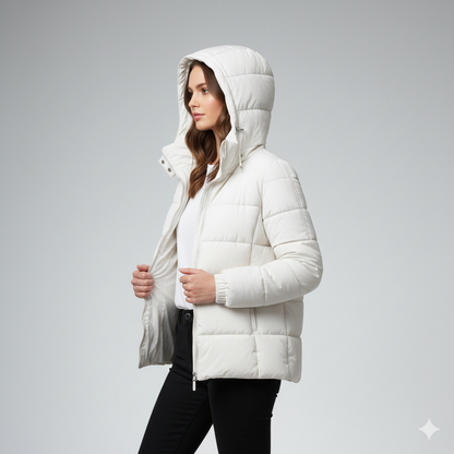 Aliyah | Puffer Parka - Hooded Quilted Winter Outerwear for Women
