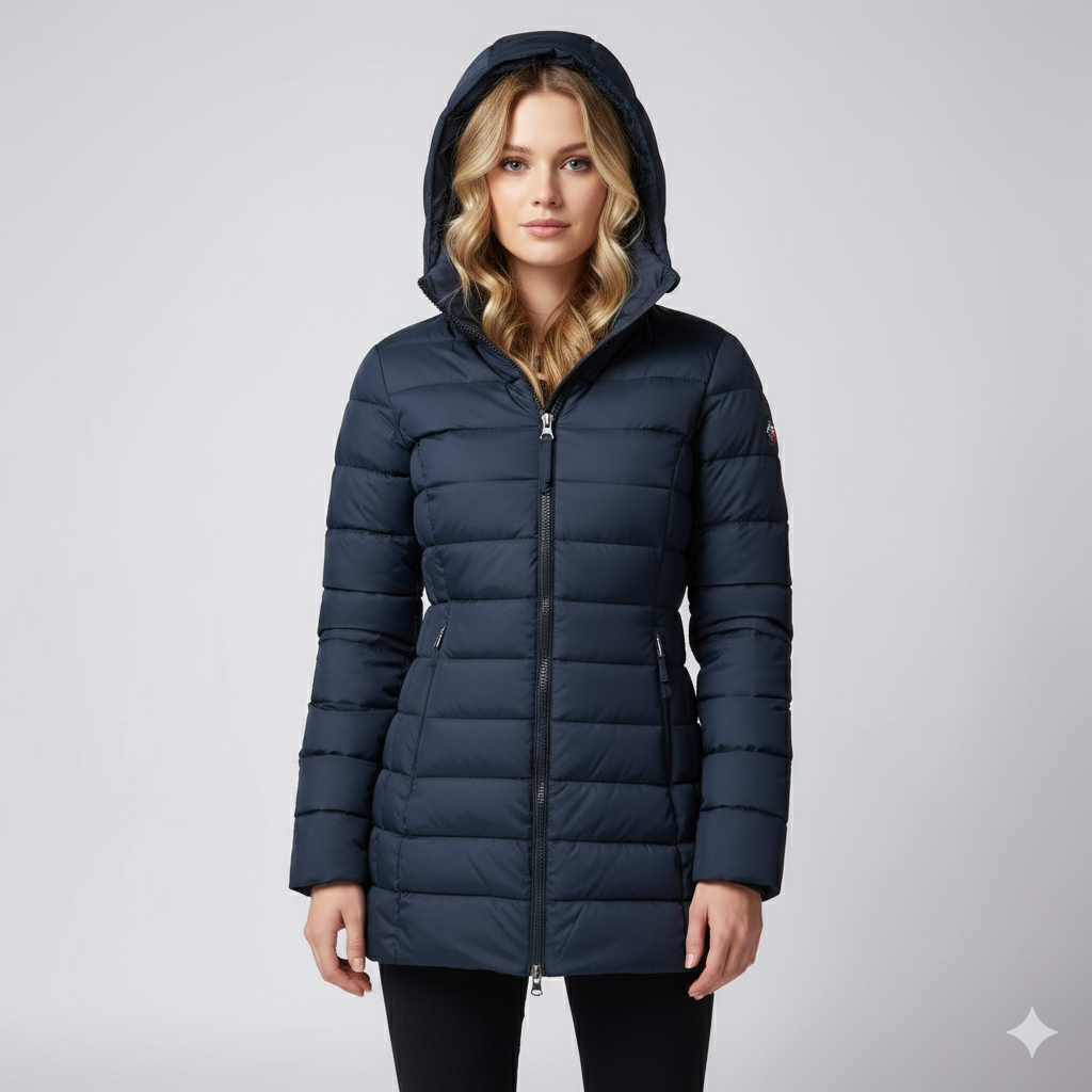 Laiza | Puffer Jacket - Hooded Full-Zip Winter Outerwear for Women