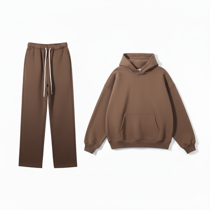 Soft Men's Fleece Hoodie & Loose Fit Sweatpants