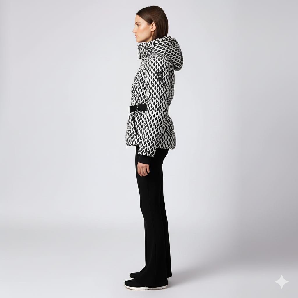 Averna | FrostLine Outerwear - Stylish Women’s Cotton Jacket with Waist Detail